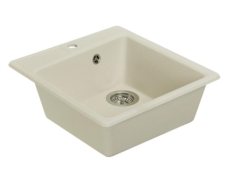 Кухонная мойка AQUATON Парма 510х470х175мм., цвет жемчуг () 1A713032PM240
