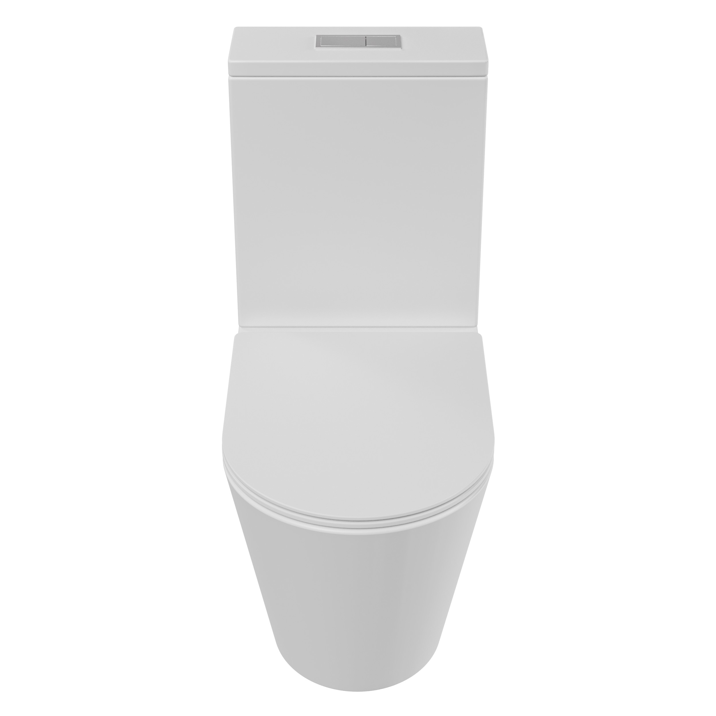 Унитаз напольный Grossman (640х360х835) безободковый,белый матовый с тонкой крышкой,микро GR-4458MSQ