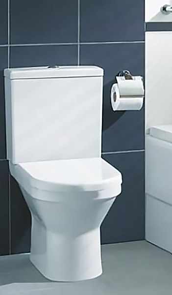 Унитаз безободковый S50 Open-back с сиденьем микролифт, механизм Geberit