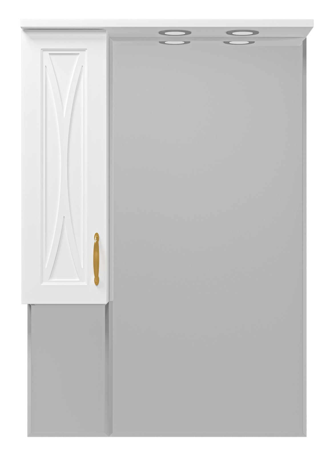 Зеркало-шкаф Амбра - 70 лев. (свет)