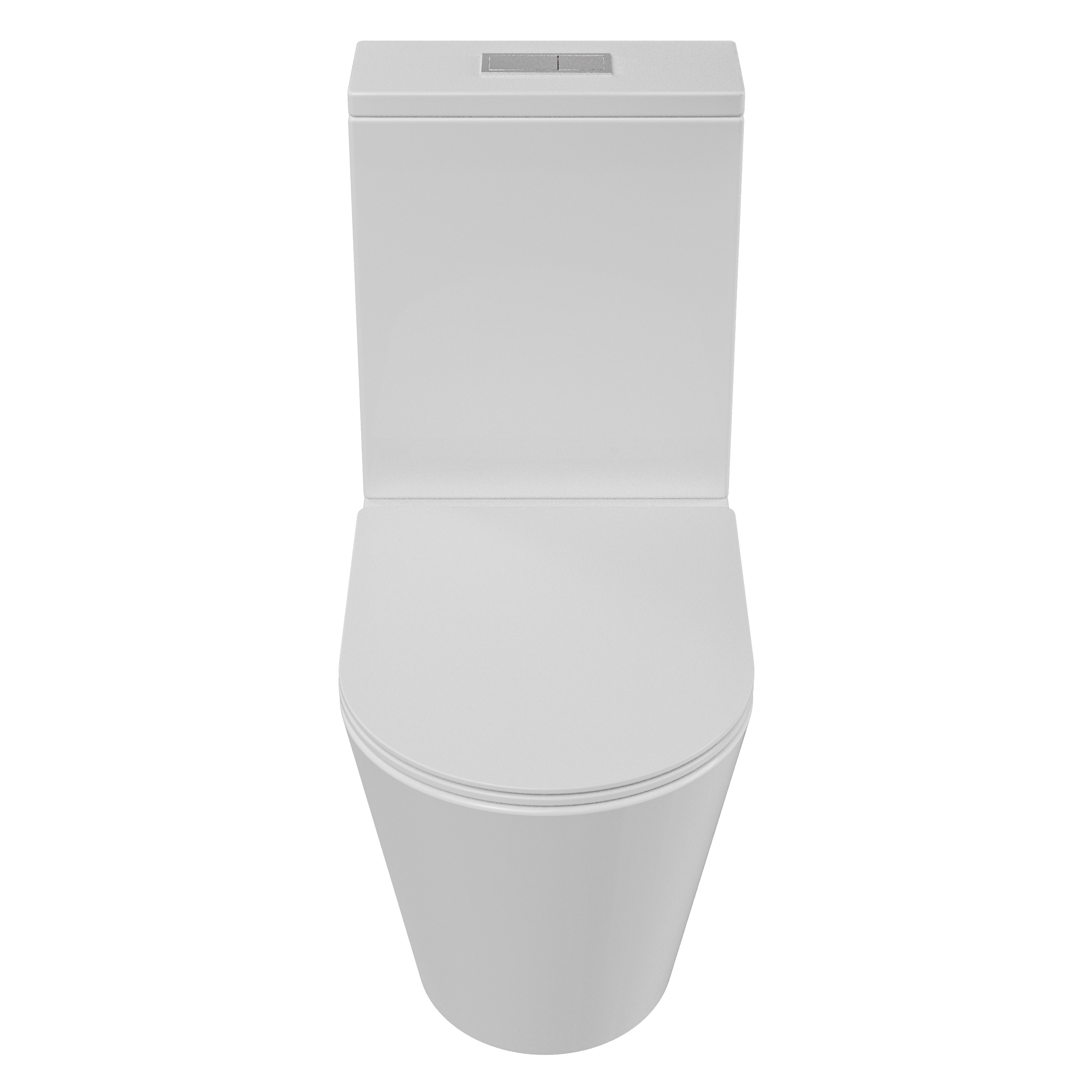 Унитаз напольный Grossman (640х360х835) безободковый,белый с тонкой крышкой,микролифт,смыв GR-4458SQ