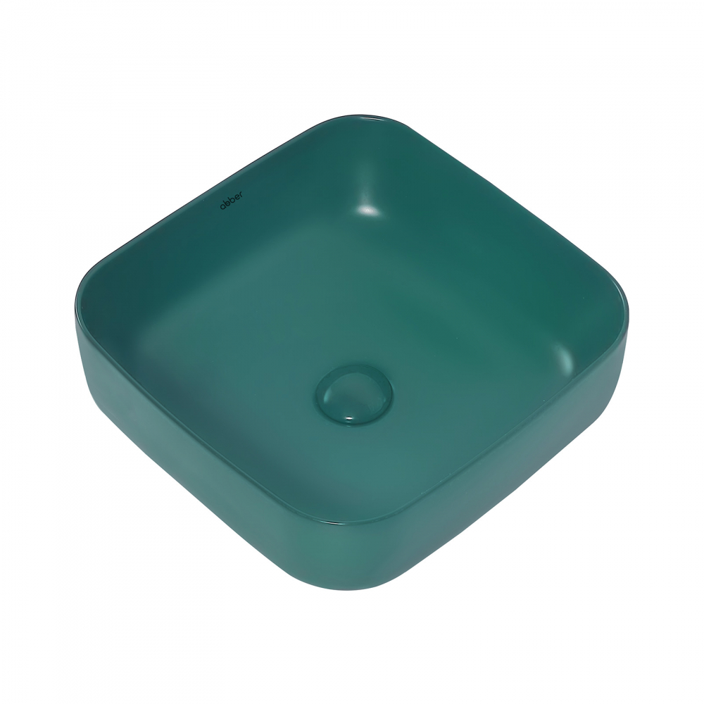 Раковина накладная ABBER Rechteck AC2211MBG темно-зеленая матовая в магазинах СантехГид