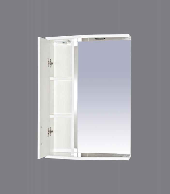 Зеркало-шкаф АСТРА-50 лев. (свет)