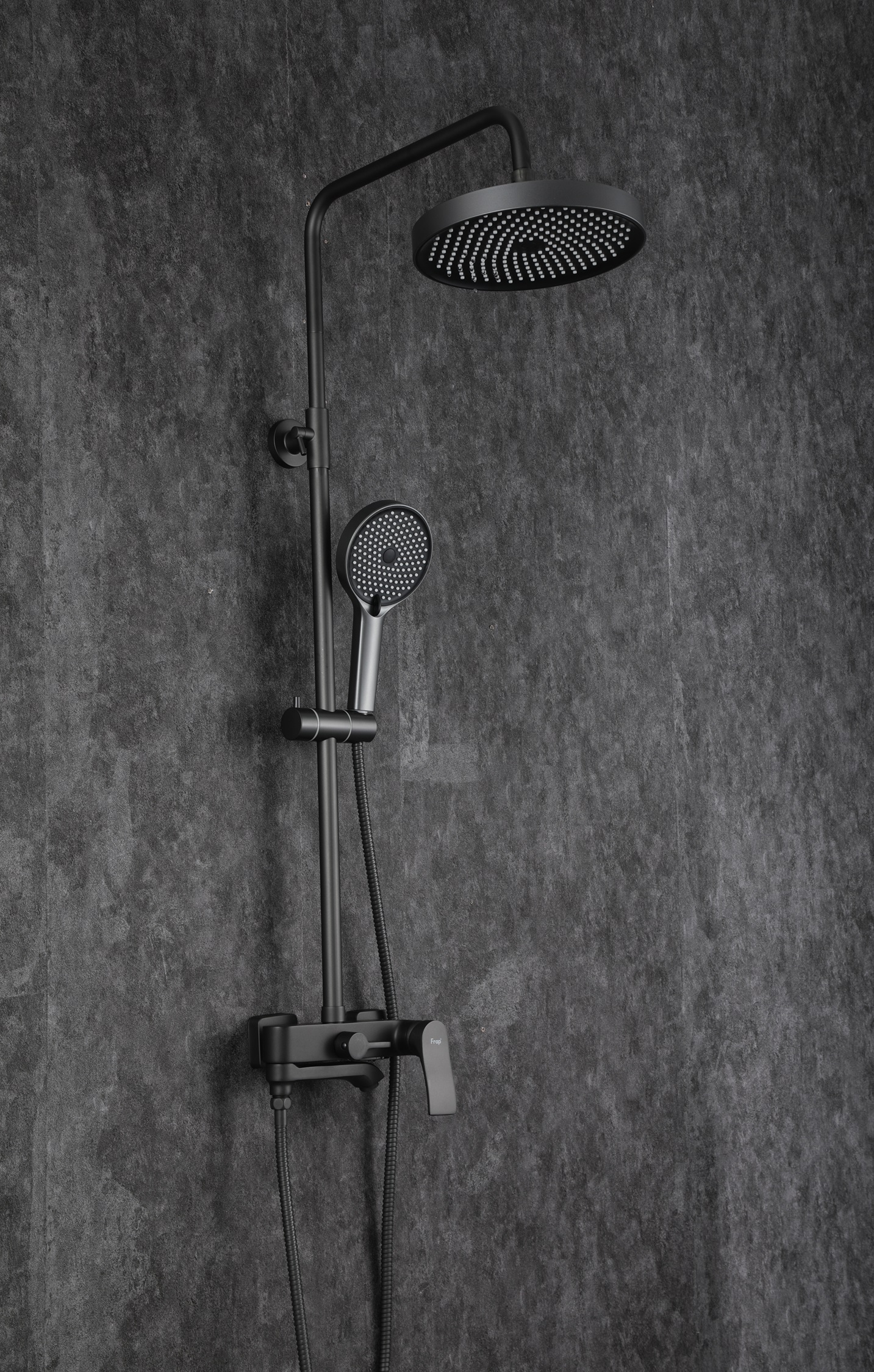 Душевая система оружейная сталь FRAP F2475-9