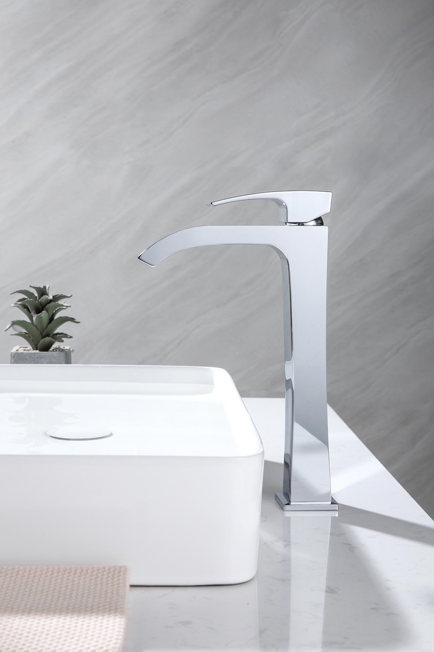 Смеситель для раковины высокий хром GAPPO G1007-81