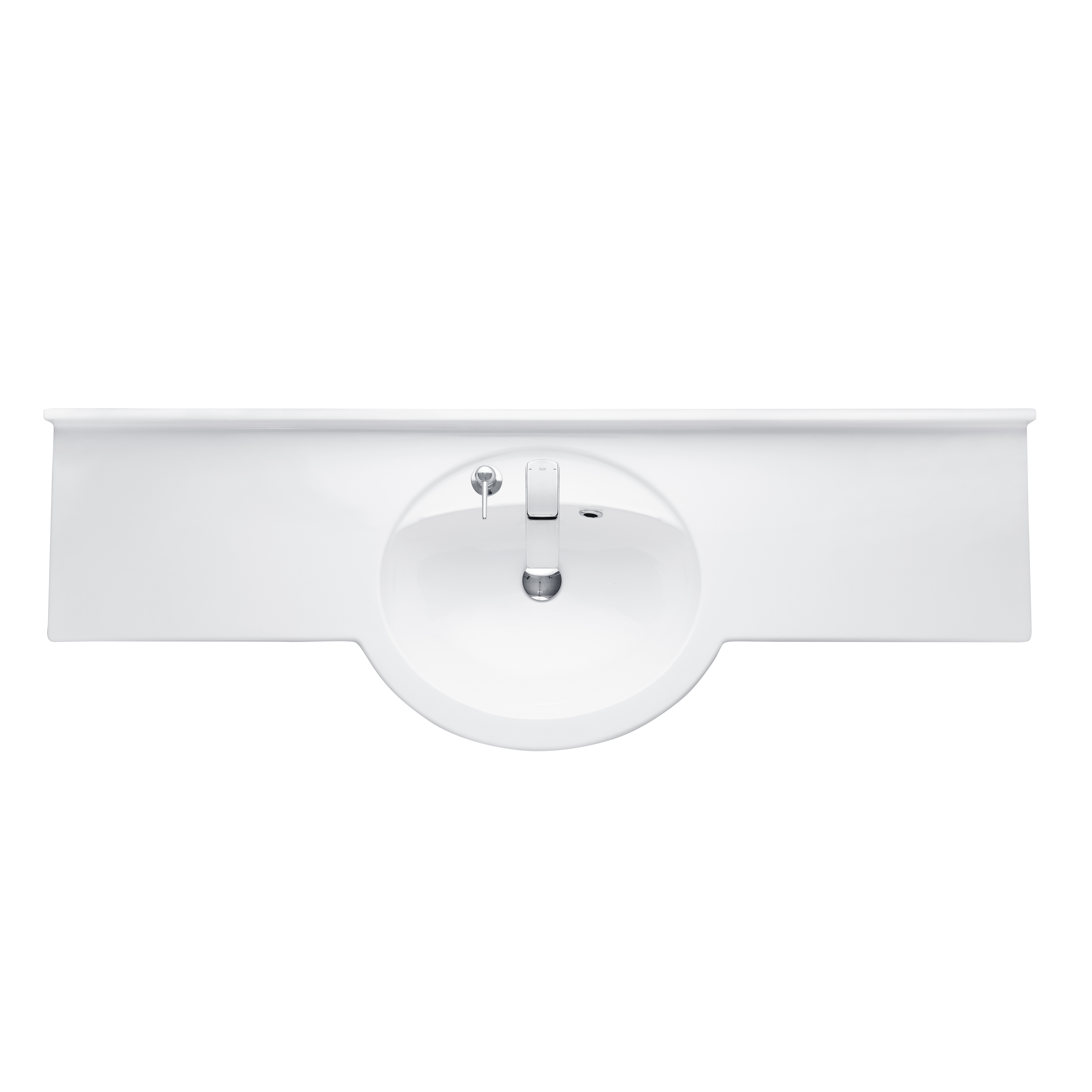 Раковина AQUATON Отель 5/150 белая с навесами 1A70133NOT010 в магазинах СантехГид