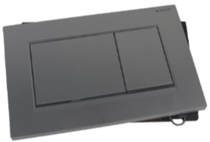 Клавиша смыва Geberit Sigma 30 оружейная сталь матовый 115.883.GMG