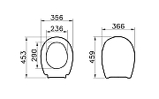 Сиденье для унитаза Universal белое VitrA
