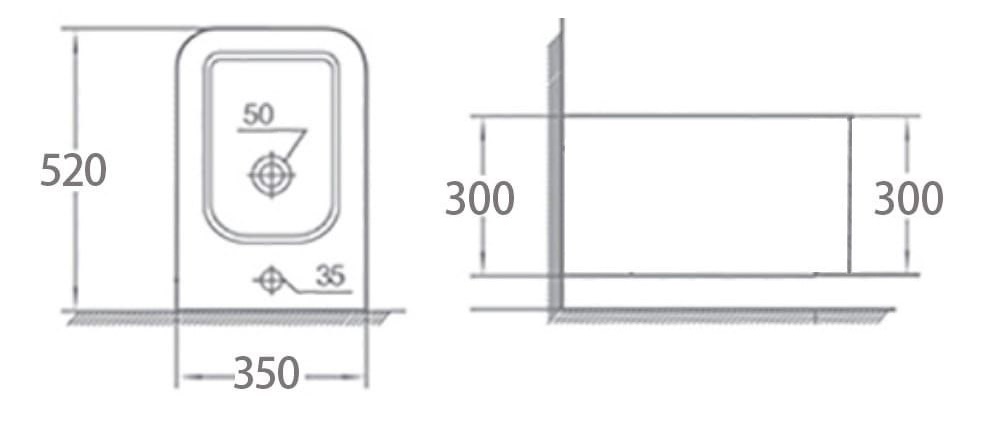 Биде подвесное Mane Белый матовый