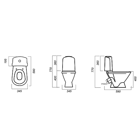 Унитаз компакт Classic SL ТМ