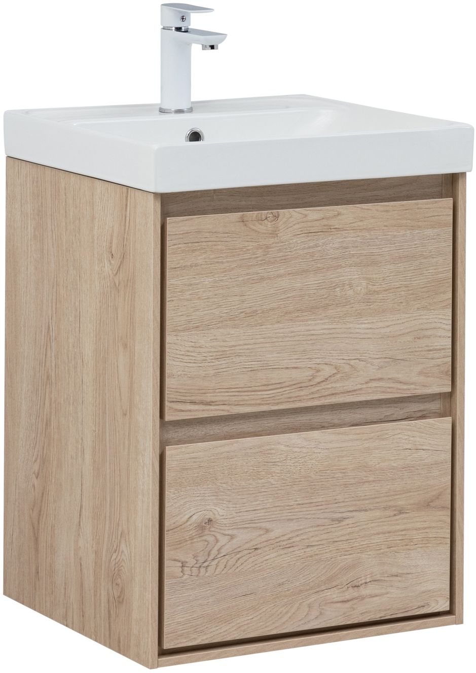 Тумба под раковину Aquanet Милан 50 дуб светлый