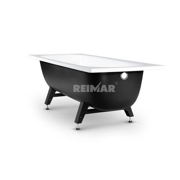 Ванна стальная 1,4*0,7*0,4 (ВИЗ) Reimar полимерная &quotБелая Орхидея&quot цв.белый (ОР-01205)