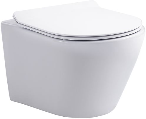 Унитаз подвесной Aquanet Atago W Short Tornado белый