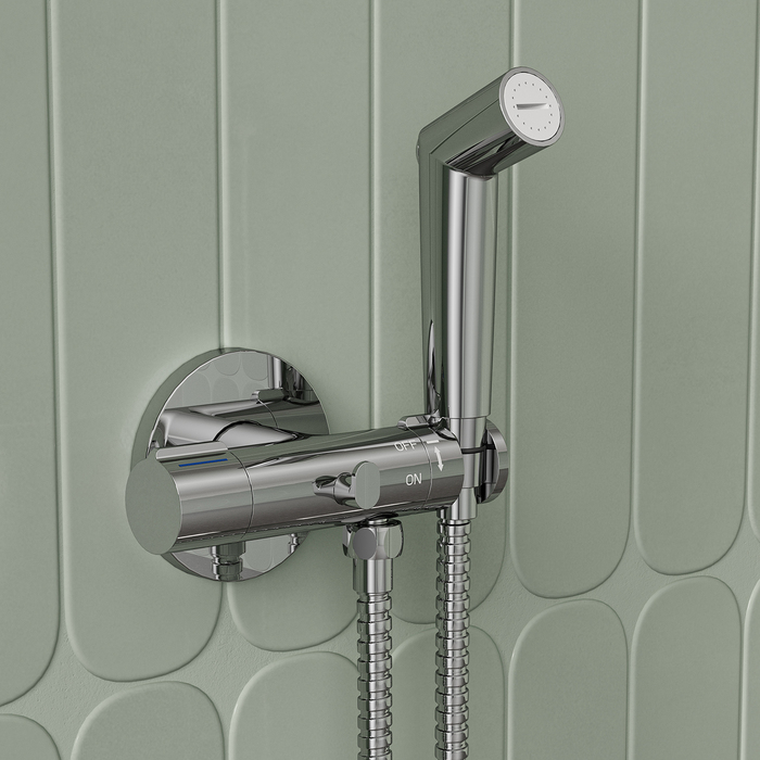 Встраиваемый смеситель с гигиеническим душем, Axes, IDDIS, AXESBR0i08