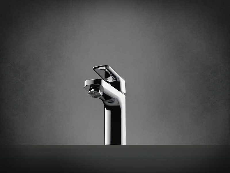 Однорукоятковый смеситель для умывальника Ideal Standard CERAPLAN III SLIM Grande, с металлическим донным клапаном