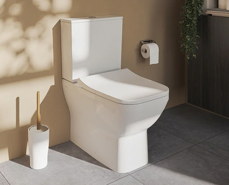 Integra Square Напольный безободковый унитаз с бачком и сиденьем микролифт 9833B003-7204