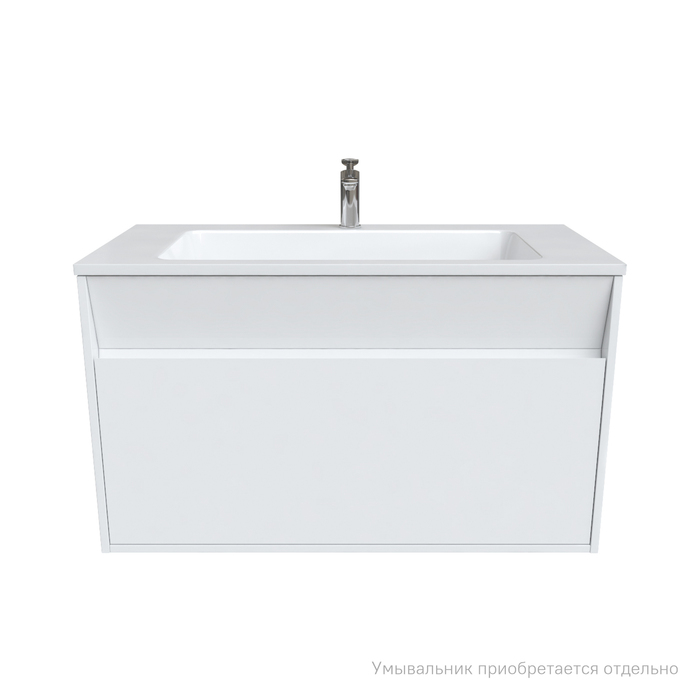 Тумба подвесная с ящиком, белая, 100 см, Esper, IDDIS, ESP10W0i95. Подходит ум. 4501000i28