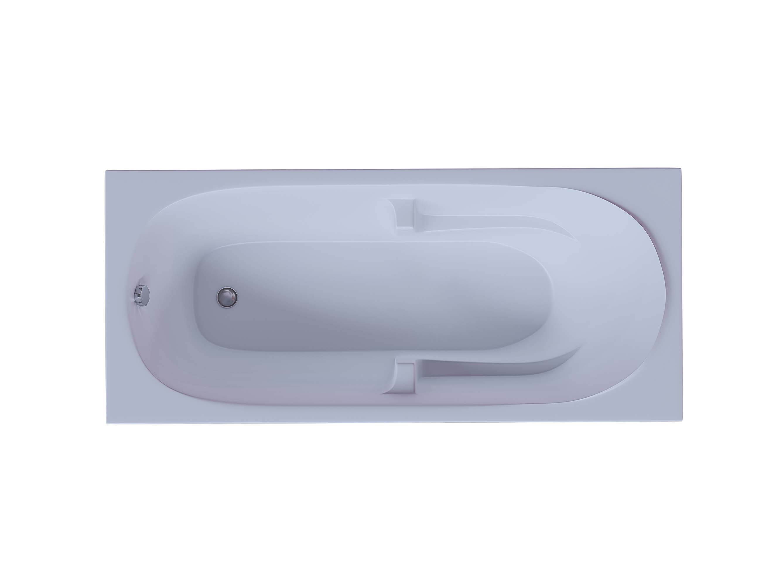 Акриловая ванна Aquatek Лея 170x75 прямоугольная, слив слева, с каркасом и экраном, без гидромассажа
