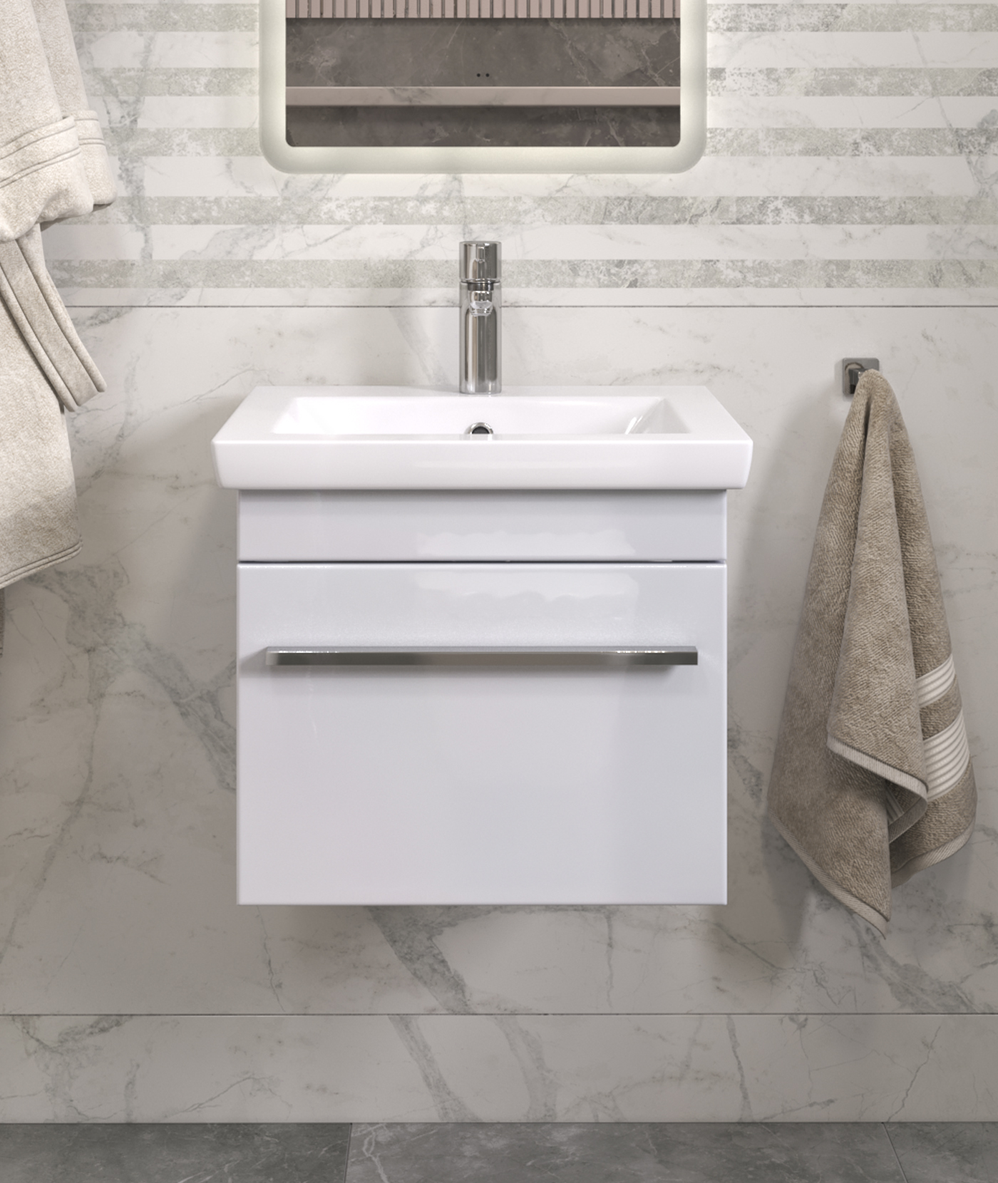 Тумба под раковину Land 500-0-1 (COMO)