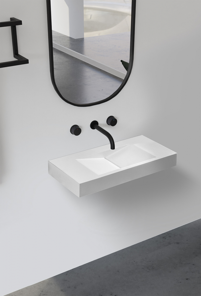 Раковина подвесная ABBER Stein AS2641 белая матовая в магазинах СантехГид