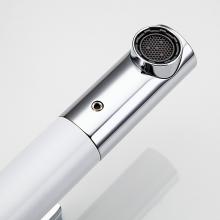 Смеситель белый для раковины высокий FRAP F1052-15