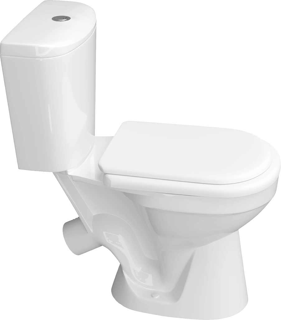 Унитаз-компакт КЕРАМИН Лаго двухрежимный, сиденье полипропилен (4810531134244)