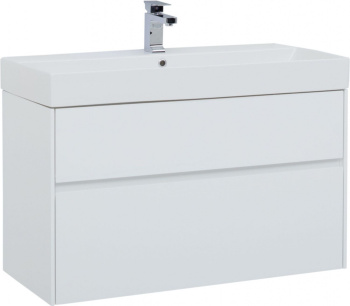 Тумба под раковину Aquanet Бруклин 100 белый