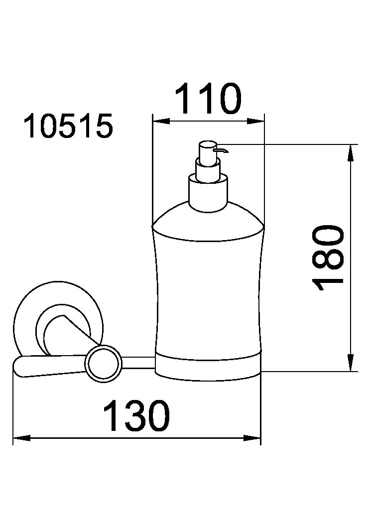 Настенный диспенсер CHIARO