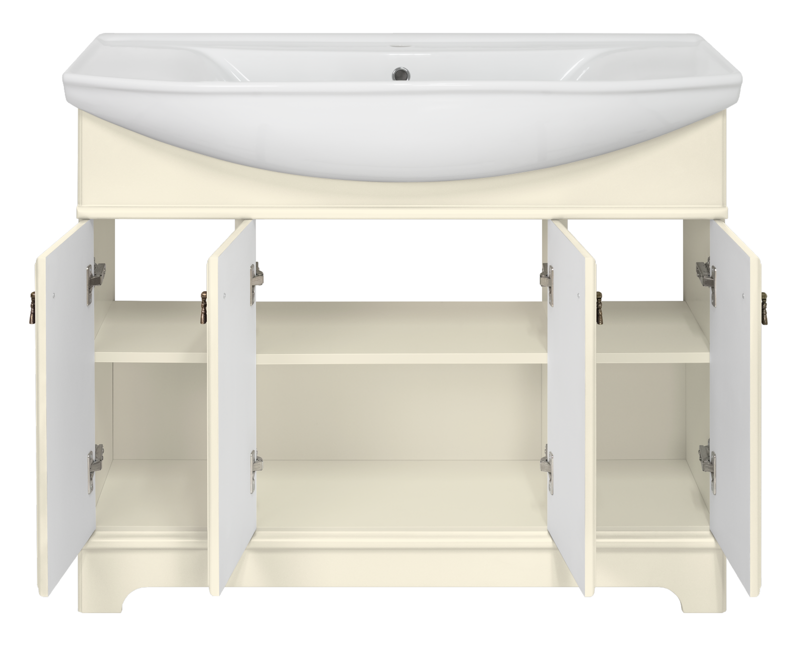 Тумба под раковину Misty Лувр 105 (слоновая кость)