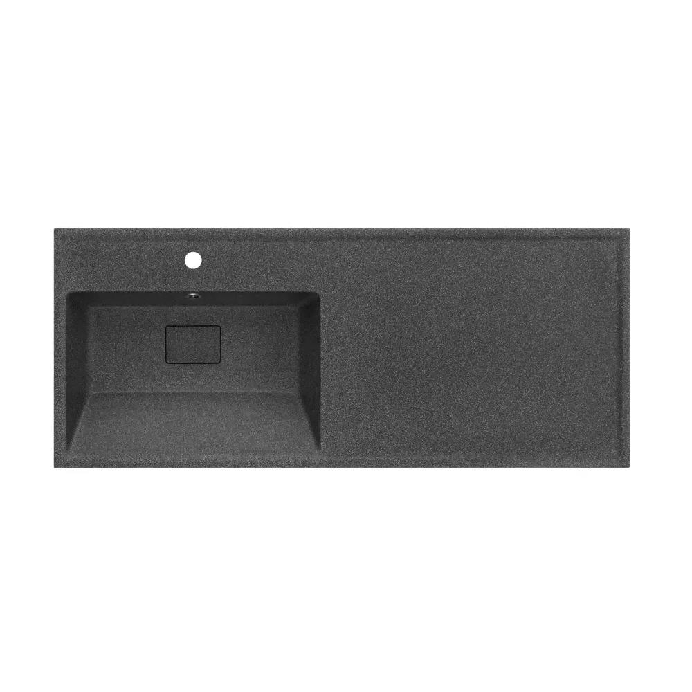 Раковина AQUATON Лайн 1200 левая, графит 1A72863KLF21L в магазинах СантехГид