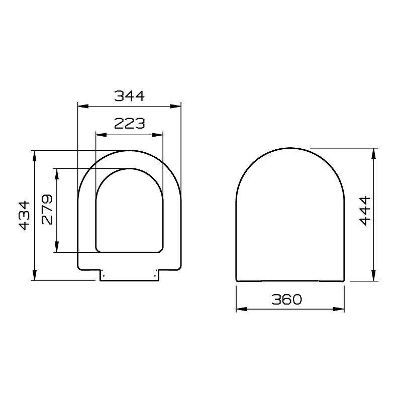 Сиденье для унитаза с микролифтом Vitra 72-003-309