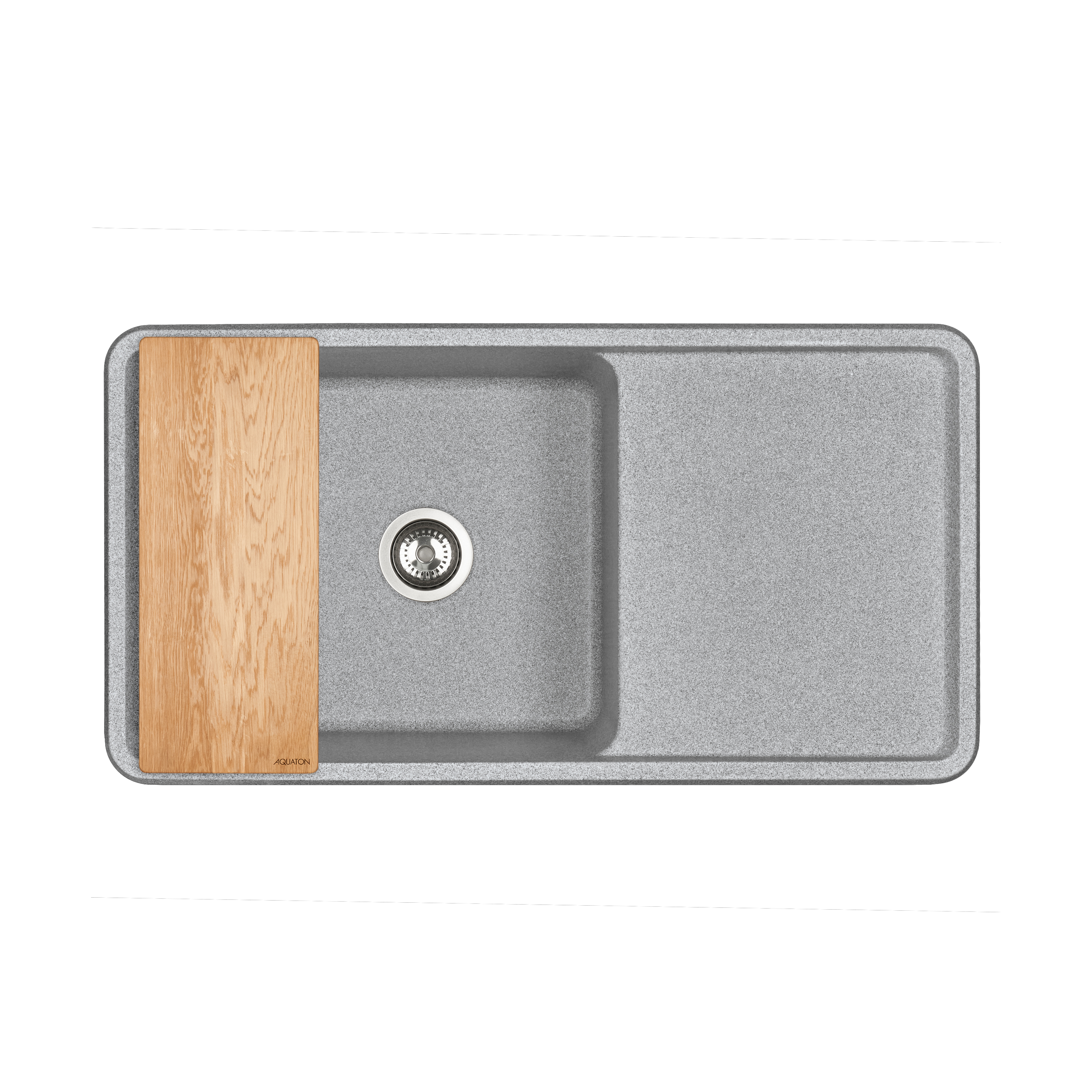 Мойка для кухни AQUATON Беллис 97 серый 1A725132BS230