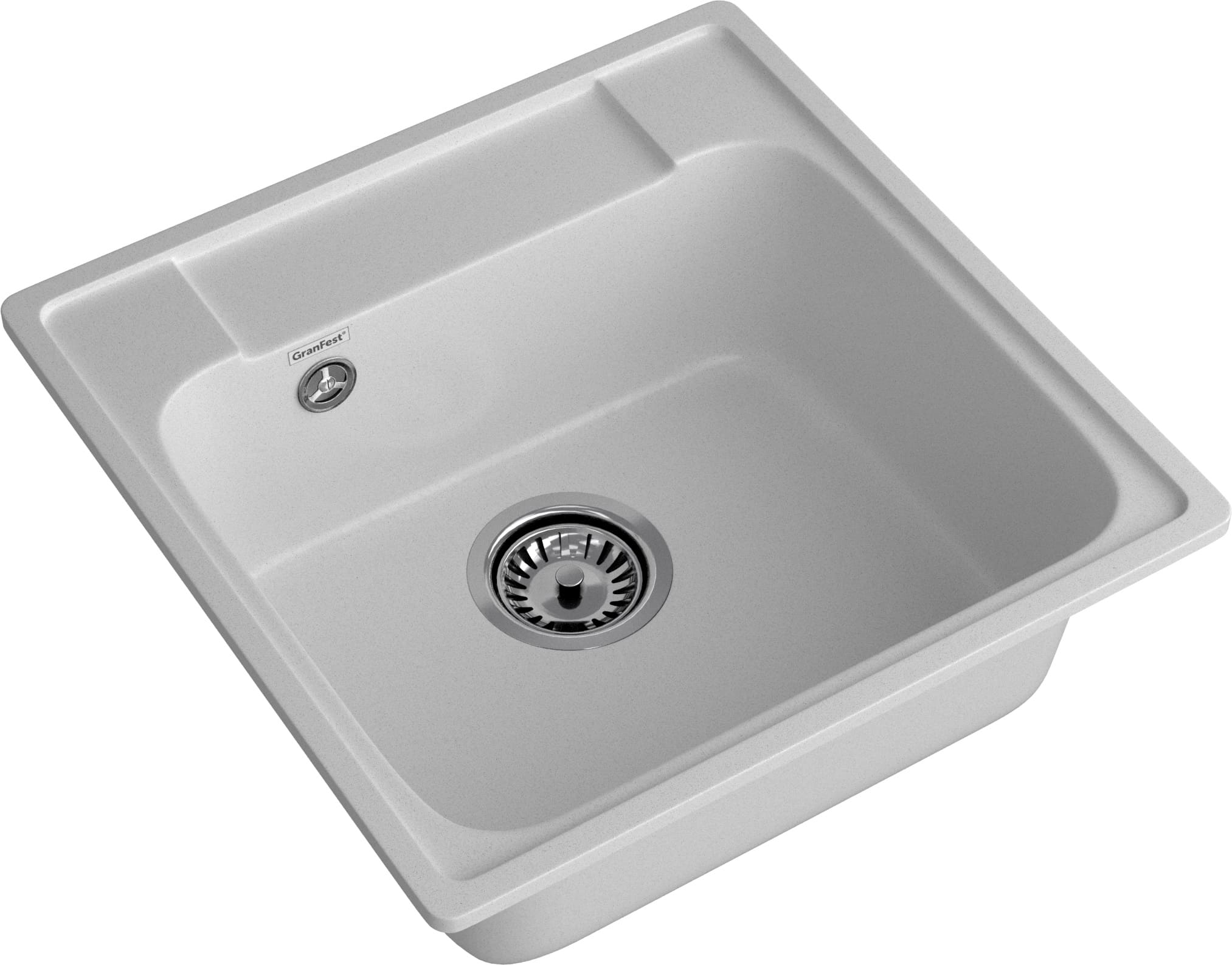 GranFest QUARZ (GF-Z48) Мойка для кухни 480*480мм (серый)