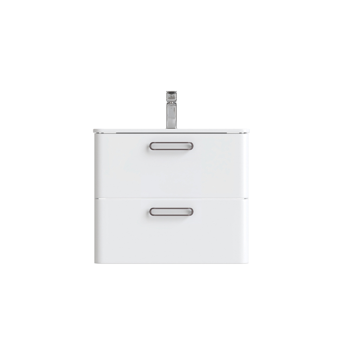 Тумба с умывальником, подвесная, 60 см, белая, Brick, IDDIS, BRI60W0i95K