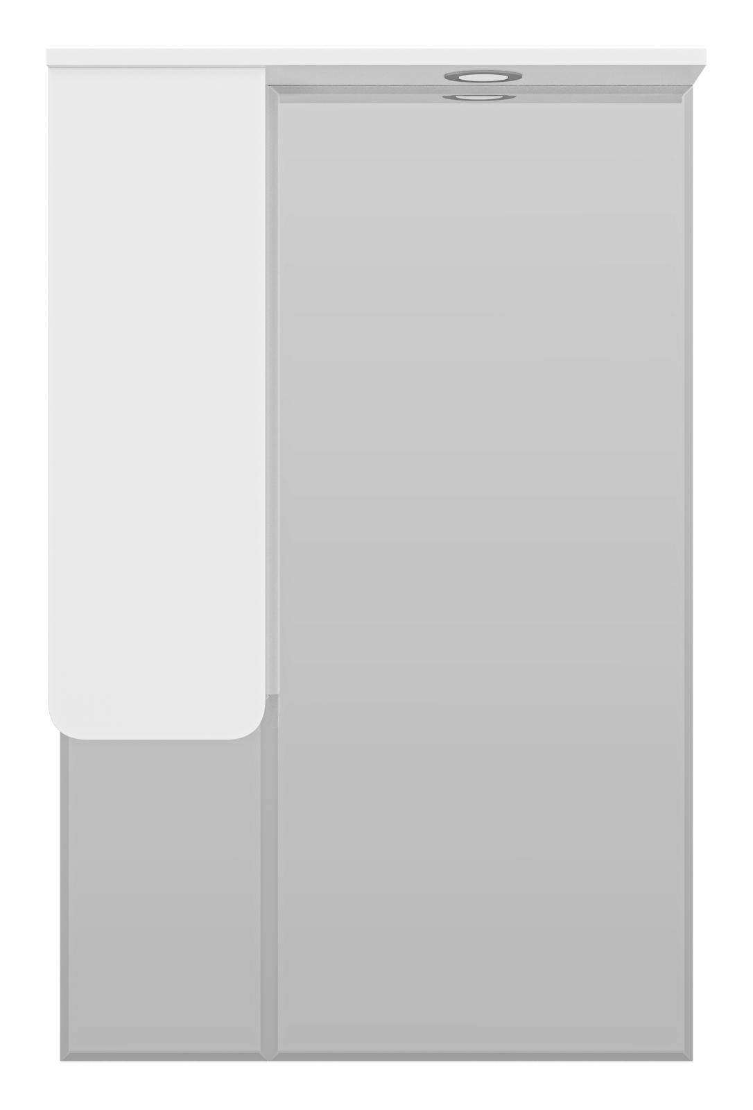 Зеркальный шкаф Misty Чегет 65 левый