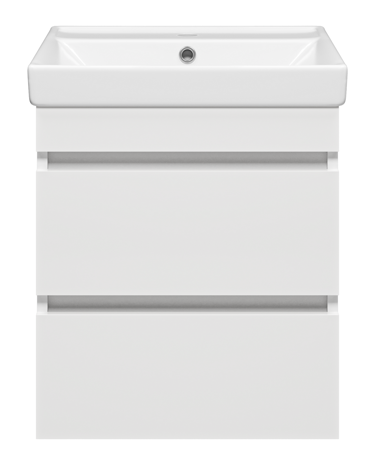 Енисей - 50 тумба подвесная 2 ящ. + раковина