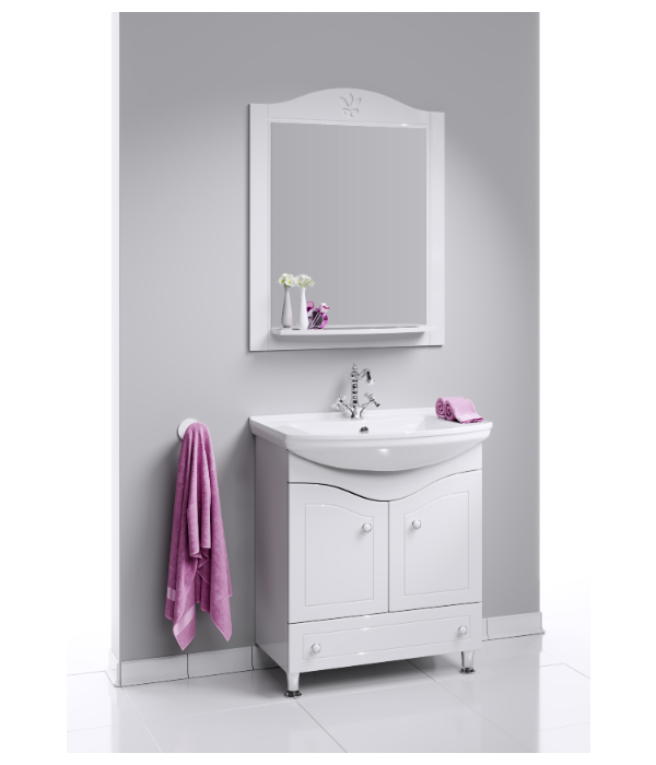 "Франческа" панель с зеркалом и полкой,  , ТМ «AQWELLA» FR0208