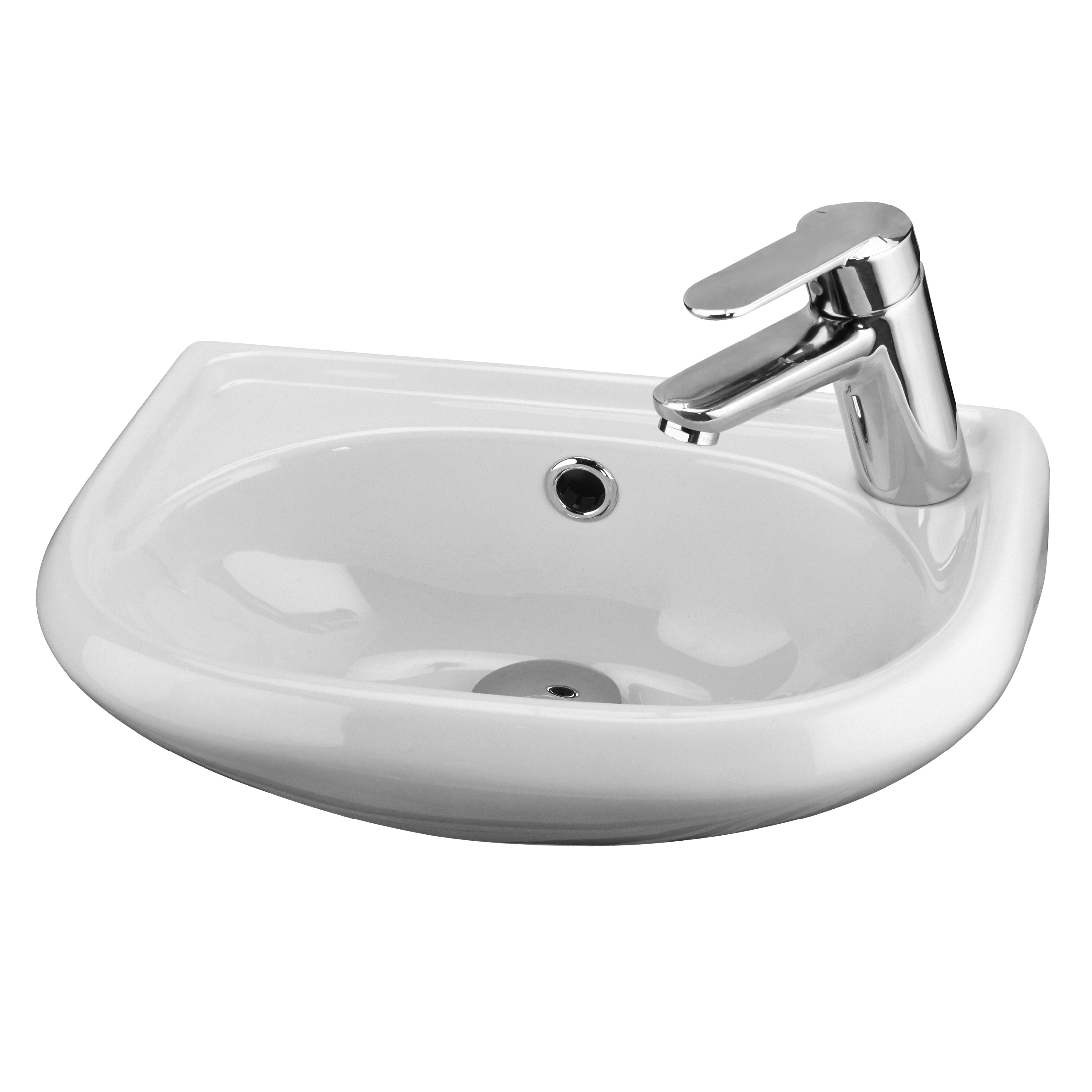 Раковина Santek Бриз 40 отверстие под смеситель справа 1WH110445 в магазинах СантехГид