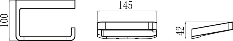 Держатель для туалетной бумаги Ravak TD 400.00, X07P329