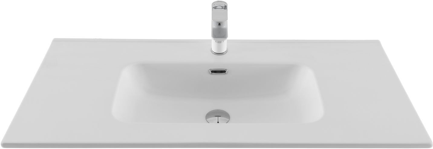 Раковина Aquanet Flat 100 белая матовая