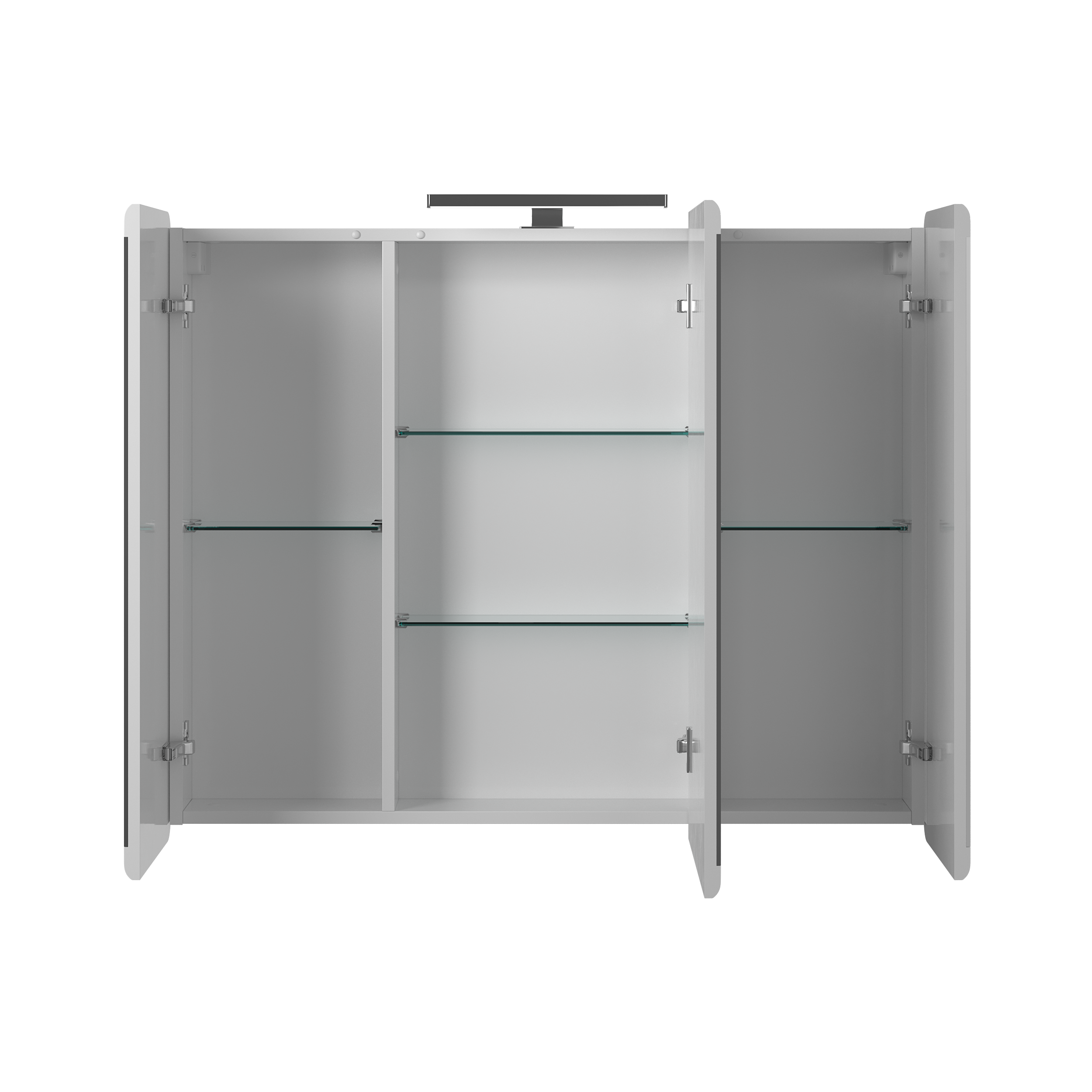 Зеркальный шкаф Briz Эстель 
100 см, белый глянец