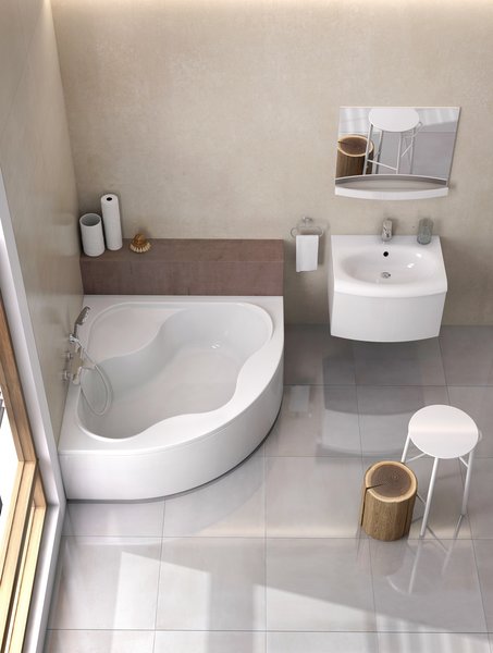 Ванна акриловая Ravak GENTIANA 140 x140 белая