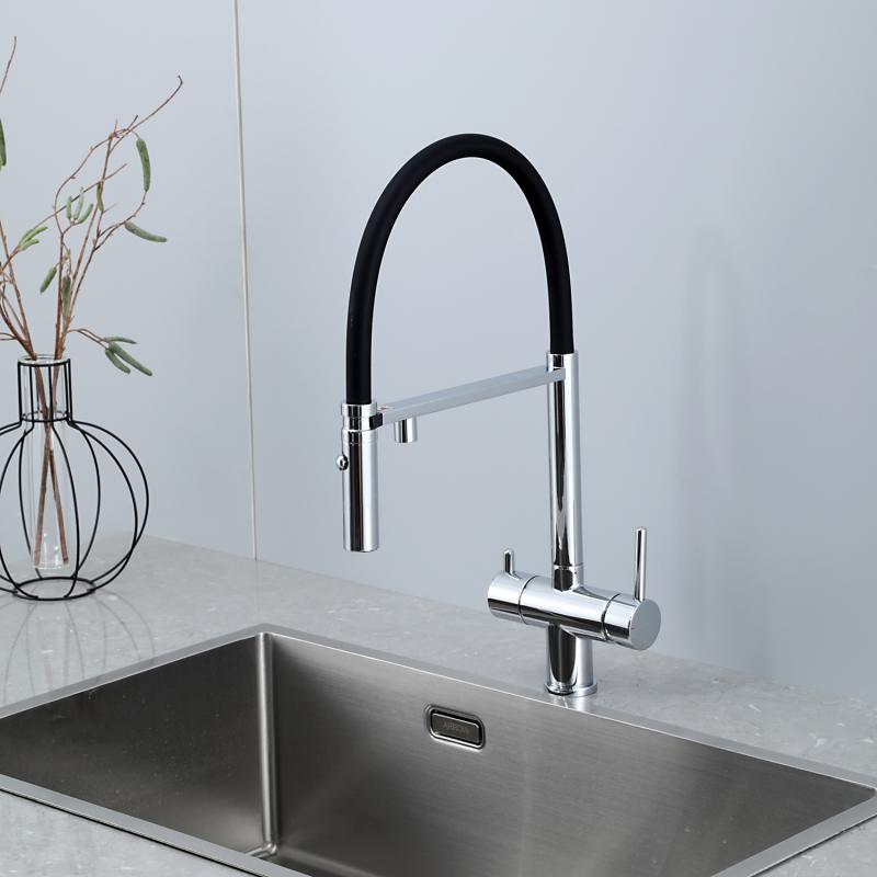 Смеситель для кухни c фильтром для питьевой воды GAPPO G4397-80