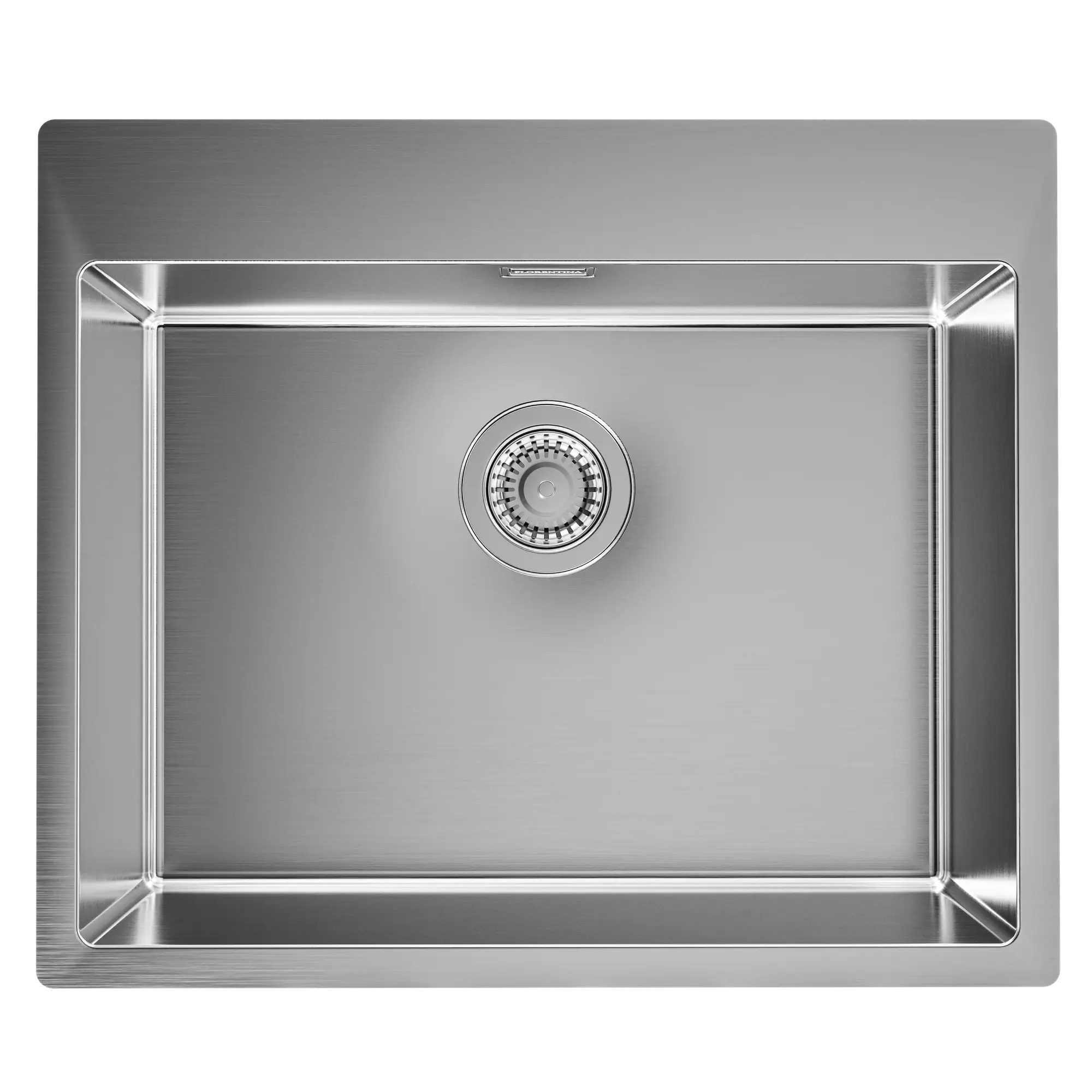 Мойка "Логика-НМ" 600.510.10.10, сатинированная, перелив в чаше