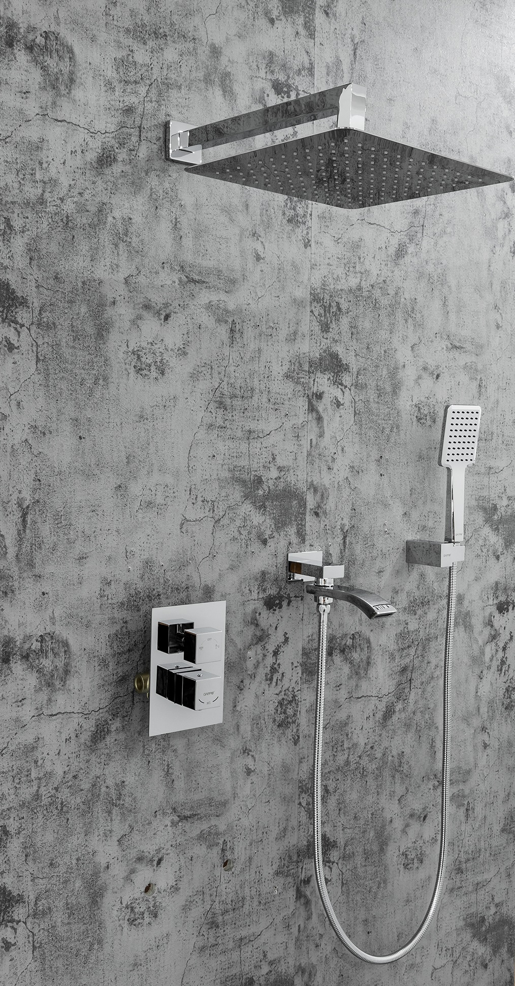 Встраиваемая душевая система с термостатом GAPPO G7107-40