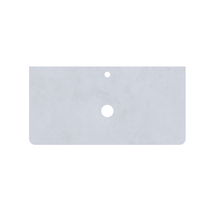 Столешница, керамогранит, 100 см, cветло-серый бетон, Optima Home, IDDIS, OPH10W0i89