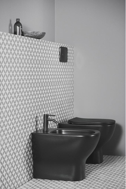 CERALINE Однорукоятковый смеситель для биде, картридж 28 мм FirmaFlow с функцией HWTC BC197XG