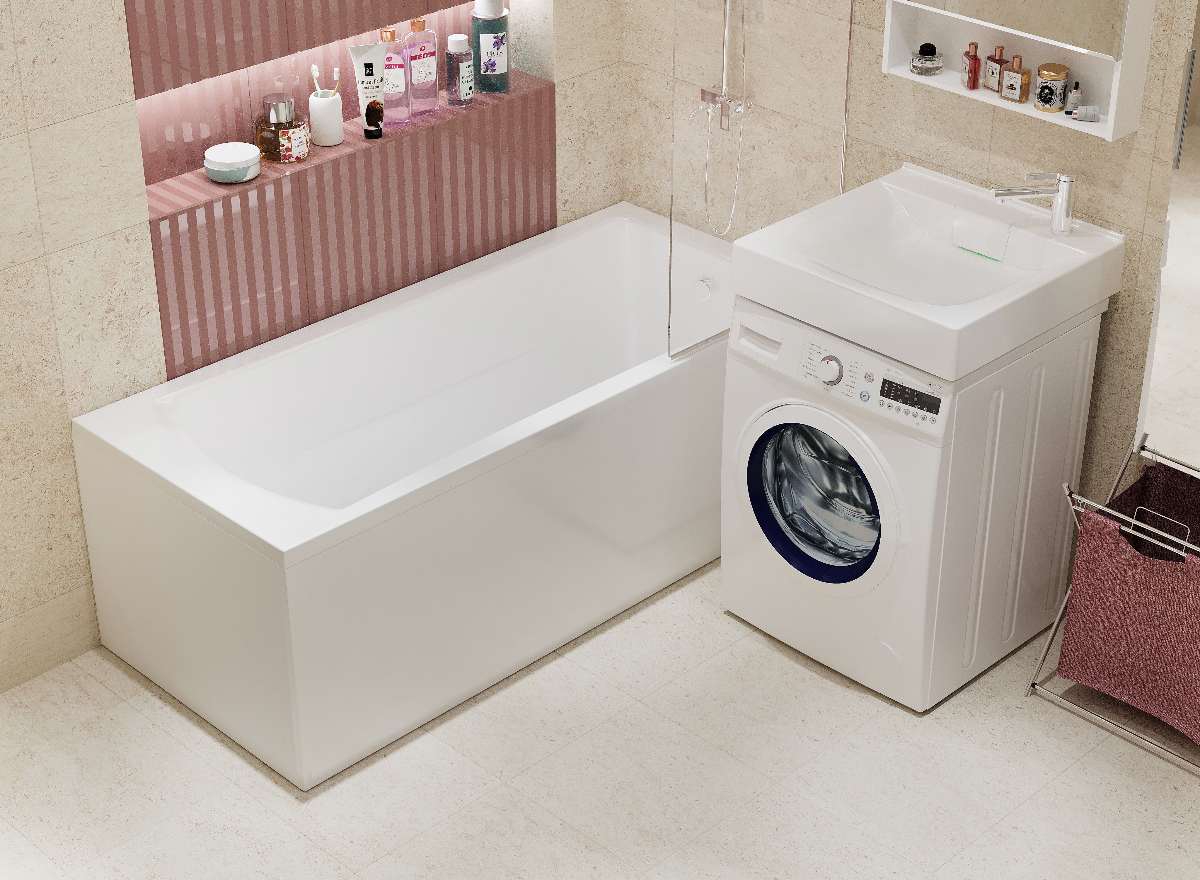 Ванна акриловая Marka One PRIME 170x75 Прямоугольная белая 01пра1775