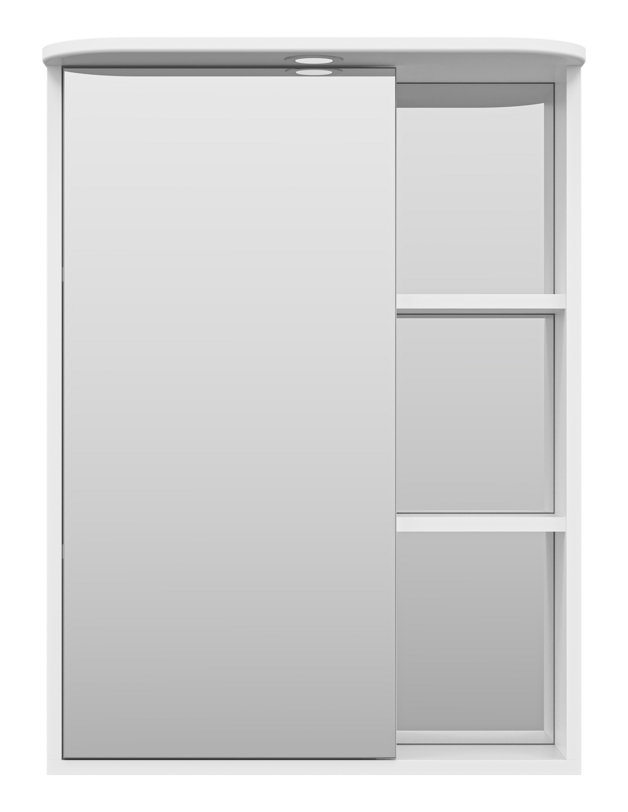 Зеркало-шкаф Венера - 60 лев. со светом белое