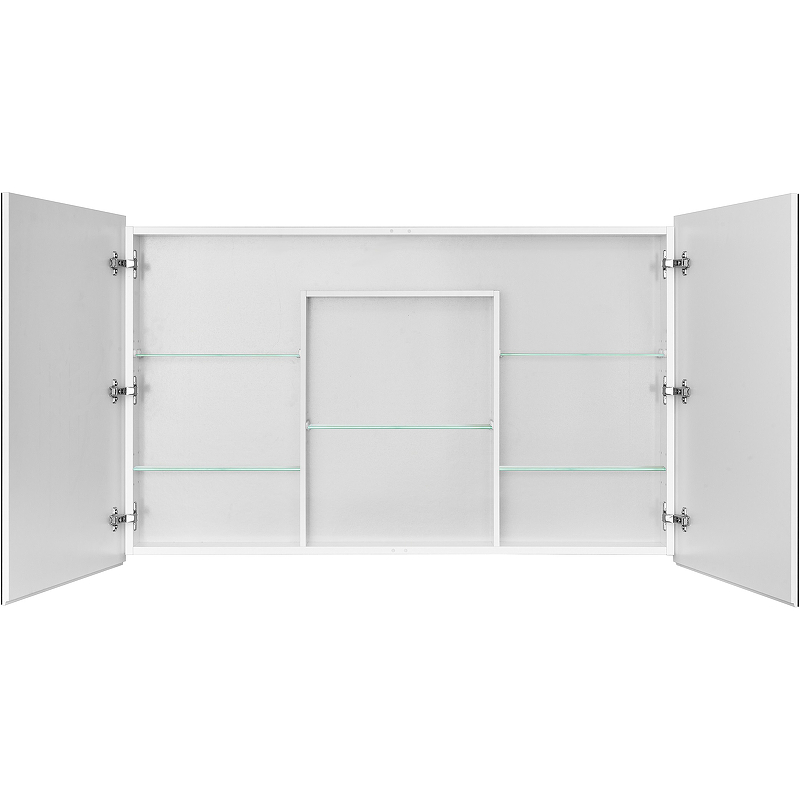 Зеркальный шкаф Aquaton Лондри 120 Белый глянцевый () 1A267402LH010